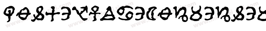 PosterfaceCondensedW00 Rg Regular字体转换